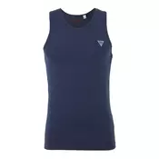 Guess Majica brez rokavov U97M02 KCD31 Mornarsko modra Regular Fit