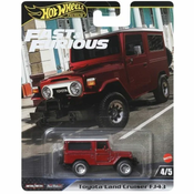 Hot Wheels: Hitri in drzni Deluxe Toyota Landcruiser FJ43 avtomobilček 1/64 - Mattel