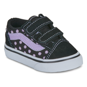 Vans Old Skool V FLORAL EMBROIDERY PURPLE Črna