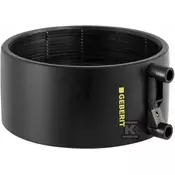 Geberit Elektrofuzijski fiting (elektromuf) HDPE 63, črne barve (HDPE drenaža)