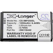 CS Cameron Sino CS Cameron Sino akumulatorska baterija za POS terminal Nadomešča originalno baterijo  296118442 Ingenico 3.7 V 1200 mAh, (20438689)