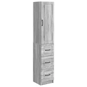 Vidaxl Set omar 2 szt. Siva Sonoma 33 x 34,5 x 87 cm Inženirski les