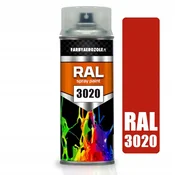 shumee Akrilna barva v spreju RAL 3020 prometno rdeča rdeča cestna sijajna 400 ml