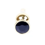 Gardj Europe Plug-Jewellery Gold BUTT PLUG – črn