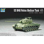 Trumpeter maketa-miniatura US M26A1 Heavy Tank • maketa-miniatura 1:72 tanki in oklepniki • Level 3