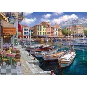 Cobble Hill - Puzzle Kavarna v mestu Cassis - 1 000 kosov