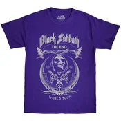 Black Sabbath The End Mushroom Cloud Purple M Majica