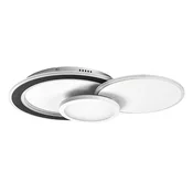 Rabalux Plafonjera Stavros, RGB, LED, Sa daljinskim, 40W, 3000-6500K, 58x40cm, Siva