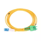 Extralink SC/APC-LC/PC | Patchcord | Enomodni, Duplex, 9/125um, 2mm, 1.5m