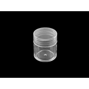 Plastična škatla 2,5x2,8 cm z vijaki - prozorna (12 kosov)