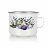 Banquet Emajliran vrč 1400ml LEVANDULE s plastičnim pokrovom