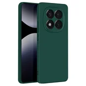 AVIZAR Ohišje za Redmi Note 14 Pro in 14 Pro Plus poltrdno Mehak dotik, Temno zelena, (5000015529)