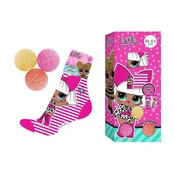 shumee BIES Lol Surprise! Komplet kopalnih bombic 3x50g z nogavicami