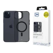 slomart Ohišje 3mk Smoke MagCase z MagSafe za iPhone 15 - polprosojno
