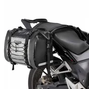 ROCKBROS Dvojna vodoodporna torba za motor, dve sedežni torbi, velika prostornina, 60L, siva