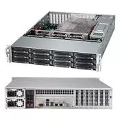 Supermicro SuperChassis 826BAC4-R1K23LPB Rack Crno 1200 W