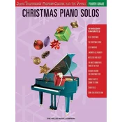 THOMPSON:CHRISTAMS PIANO SOLOS FOURTH GRADE + CD