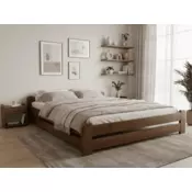 Ljubki dom Postelja Emily 120 x 200 cm hrast Posteljno dno: Letveno posteljno dno, Vzmetnica: Vzmetnica Somnia 17 cm