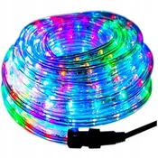 shumee Močna vrvna luč 240LED božične lučke za zaveso girlanda 10m večbarvna