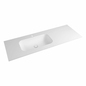 SAPHO Umivalnik ARUBA Rockstone Levo 160x51,5cm, Bela Mat