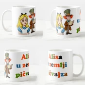 Keramicka šolja Alisa u zemlji.. (1 kom)