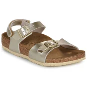 BIRKENSTOCK Rio AS Kids BF Electric Metallic Gold Pozlačena