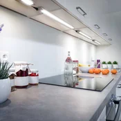 B.K. Licht LED-svetilka za spodnji del omarice Gina, srebrna, 2700 K/4000 K - Kuhinja - srebro - Plastika