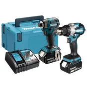 Akumulatorski set Makita alata DLX2527TJ PA25 - u setu BL1850 x 2 , DC18RC