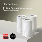 TP-link Wifi7 domači mesh adapter Deco BE68 (3-delni paket) Deco BE68(3-pack)