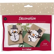 Creativ Company DIY komplet za izdelavo božičnih voščilnic - snežaki (977746)