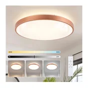 BRILAGI - Zatemnjevalno LED svetilo GLASS POOL DOUBLE LED/80W/230V 60 cm v bakreni barvi + z daljinskim upravljalnikom