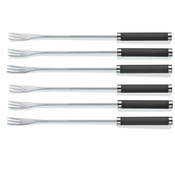 Komplet vilic za Fondue MEYRIN iz nerjavečega jekla/silikona, siva 24,5cm KL-16581 - Kela