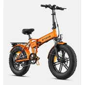 Engwe ENGWE EP-2 BOOST zložljivo električno fat kolo, 250 W, 55 Nm, baterija 48 V 13 Ah, do 120 km, 20 x 4,0, oranžno