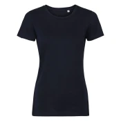 Navy Womens T-shirt Pure Organic Russell