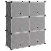 Vidaxl Stojalo za čevlje črno 84,5x31x93,5 cm PP