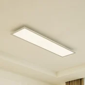 Arcchio LED plošča Lyndra, 120 cm, srebrna, aluminijasta, z možnostjo - Dnevna soba/jedilnica - Sodobni - srebrna, bela