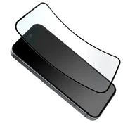 Puro Hibridno steklo Flexible Glass D3O s črnim okvirjem za iPhone 16 Pro Max