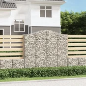 Lucne gabionske košare 4 kom 200x50x180/200cm pocincano željezo