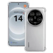 Silikonski ovitek ANTISHOCK za Xiaomi 14 Ultra - prozoren