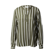 Kaffe Bluza, bela, zelena