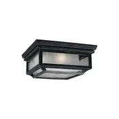 Elstead Lighting Elstead Shepherd Stropna svetilka za kopalnico z 2 lučmi, temno cinkova, IP44, E27, (22098233)