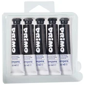 Boja tempera 12ml aluminijska tuba pk5 Primo 440TRA800 crna blister