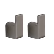 PIRENEI Kljuka za oblačila, 1 par, kovinska pištola - Kovinska pištola - 20x53x33 mm - Gedy - PIRENEI - 120 - Zlitina - Kljuka - Kvadratni - PVD premaz - 20 - 53 - 33 - 14