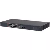 DAHUA Desktop Gigabit Switch upravljač CS4218-16ET-135 18-Port Cloud sa 16-Port PoE crni