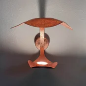 Knikerboker Le Gigine LED stensko svetilo, bakreni list - Dnevna soba/jedilnica - Sodobni - Kovina