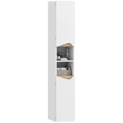 HOMCOM HOMCOM Kopalniška omara iverna plošča 34,6D x 30Š x 180,5V cm Bela, (5000279403)