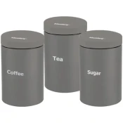 KLAUSBERG Set metalnih kutija za kafu šecer i caj KB7544