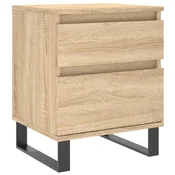 Vidaxl Nočna omarica sonoma hrast 40x35x50 cm inženirski les