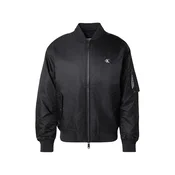 Calvin Klein Jeans Bomber jakna LV04RG505G Črna Regular Fit