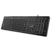 Tipkovnica Genius SlimStar 820 USB, Crna
